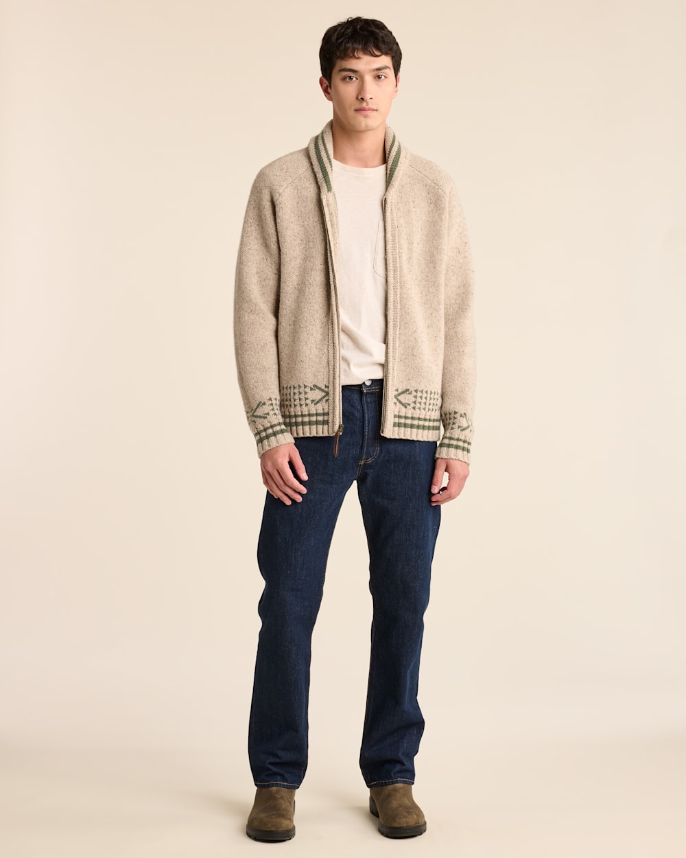 PENDLETON MEN'S SALMON FALLS LAMBSWOOL CARDIGAN