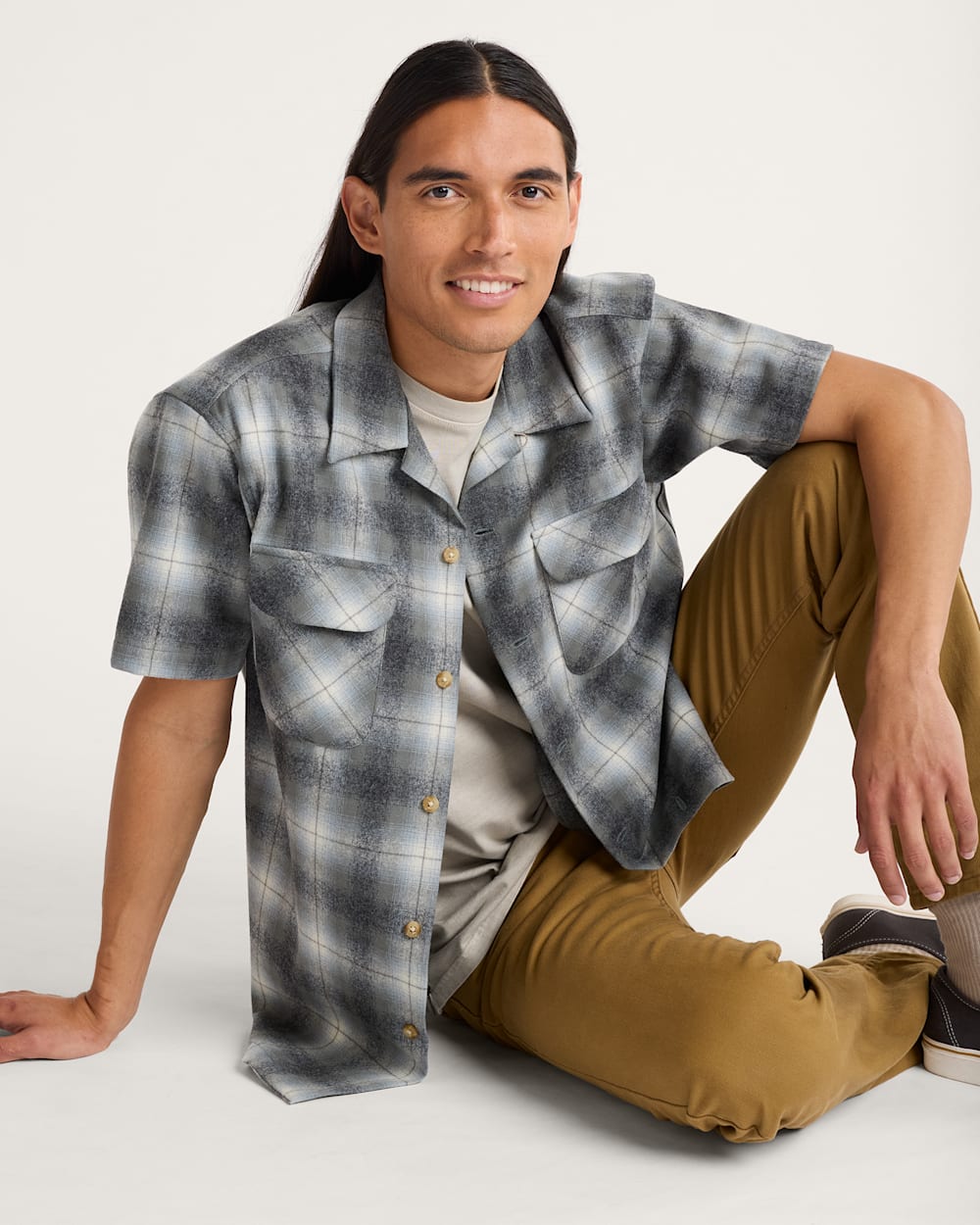 PENDLETON MEN'S SHORT-SLEEVE PLAID BOARD SHIRT