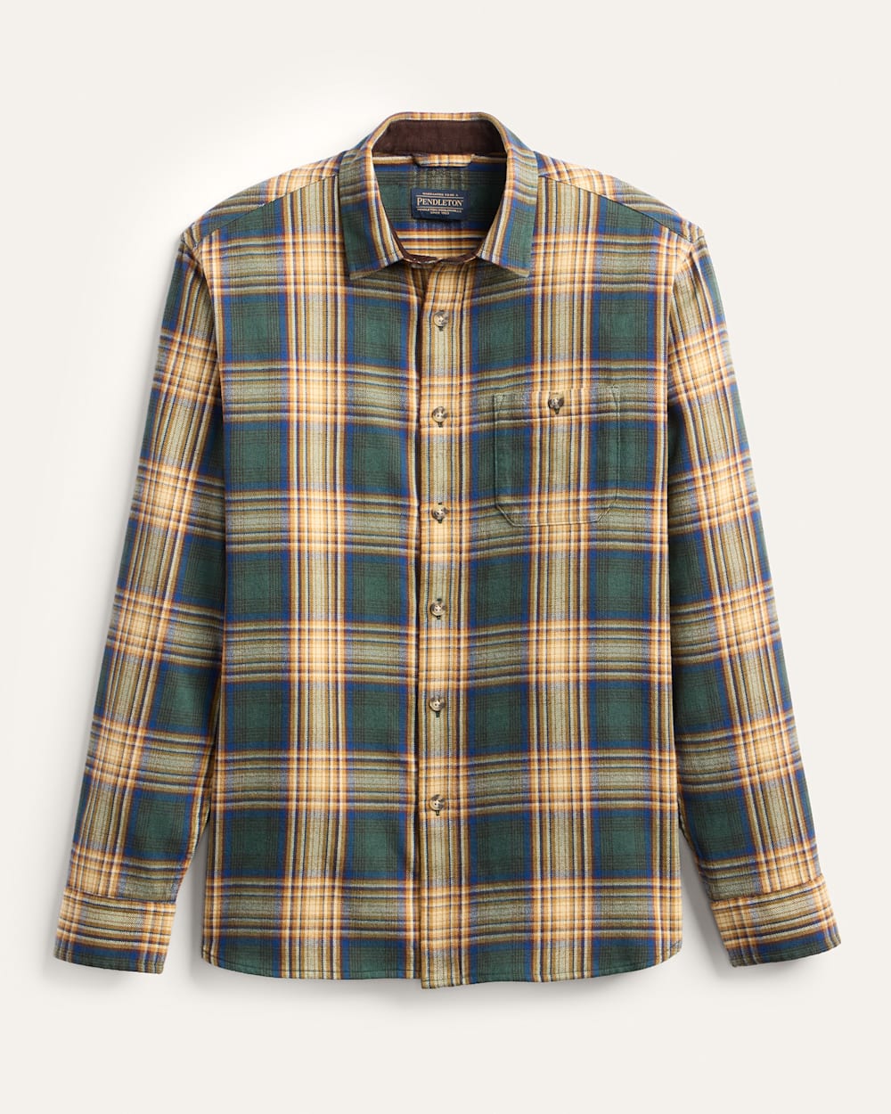 PENDLETON MEN'S PLAID COTTON FREMONT FLANNEL SHIRT