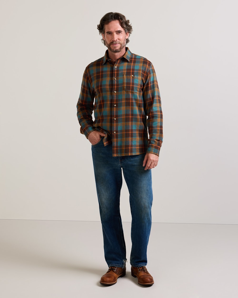 PENDLETON MEN'S PLAID COTTON FREMONT FLANNEL SHIRT