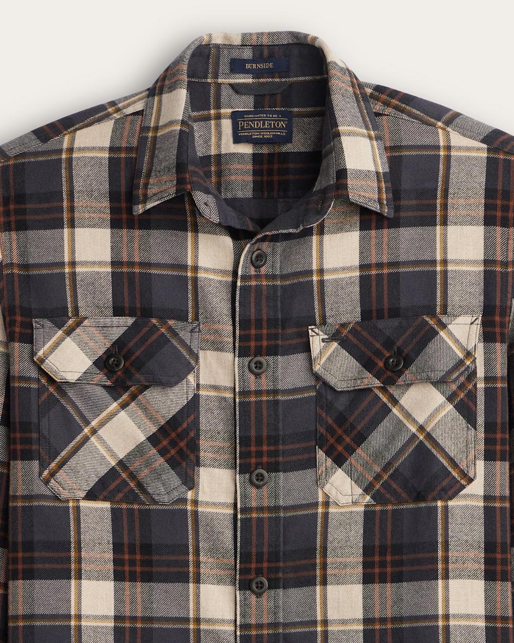 PENDLETON MEN'S PLAID BURNSIDE COTTON FLANNEL SHIRT
