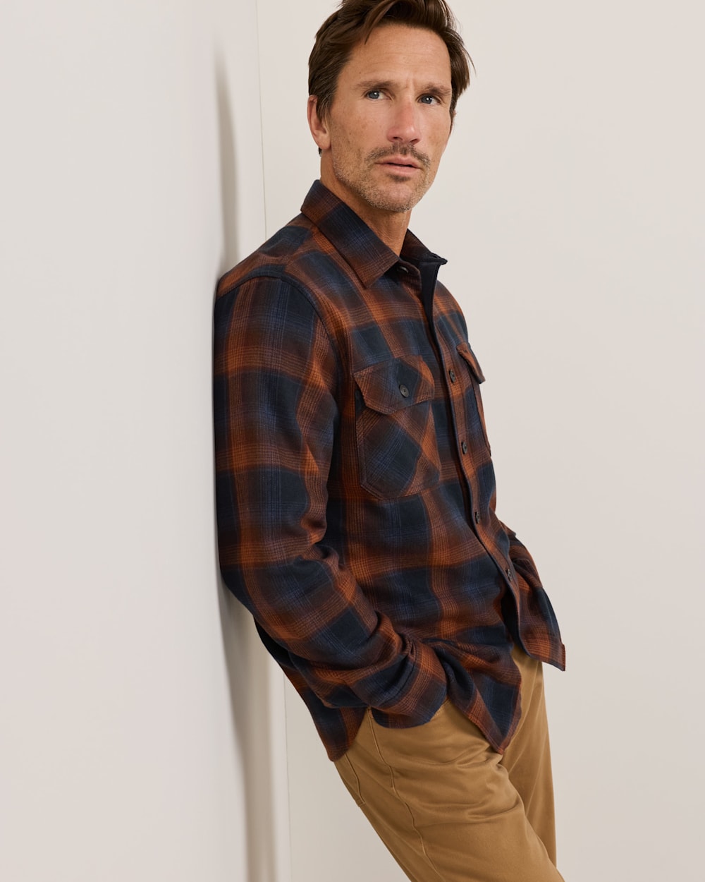 PENDLETON MEN'S PLAID BURNSIDE COTTON FLANNEL SHIRT