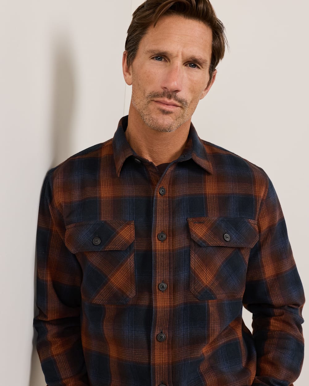 PENDLETON MEN'S PLAID BURNSIDE COTTON FLANNEL SHIRT