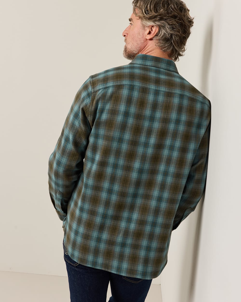 PENDLETON MEN'S PLAID BURNSIDE COTTON FLANNEL SHIRT