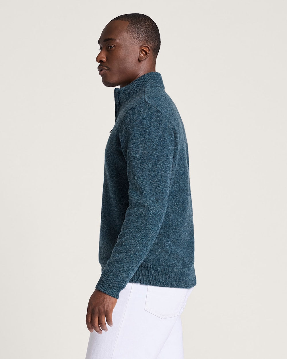 PENDLETON MEN'S SHETLAND COLLECTION QUARTER-ZIP SWEATER