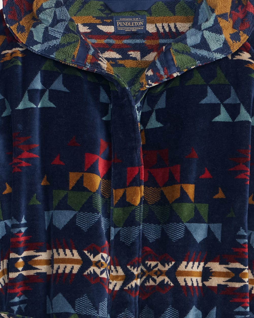PENDLETON UNISEX AUTUMN BIRCH COTTON TERRY VELOUR BATHROBE