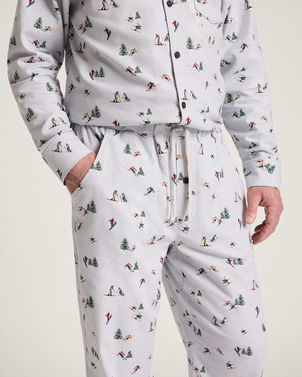 PENDLETON MEN'S SKI PRINT FLANNEL PAJAMA SET
