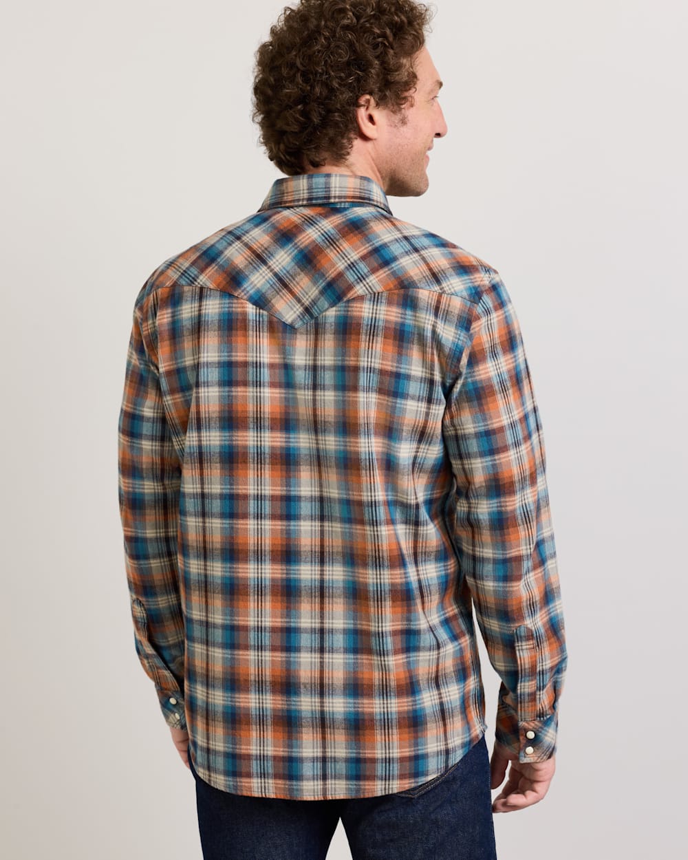PENDLETON MEN'S PLAID SNAP-FRONT WYATT COTTON SHIRT