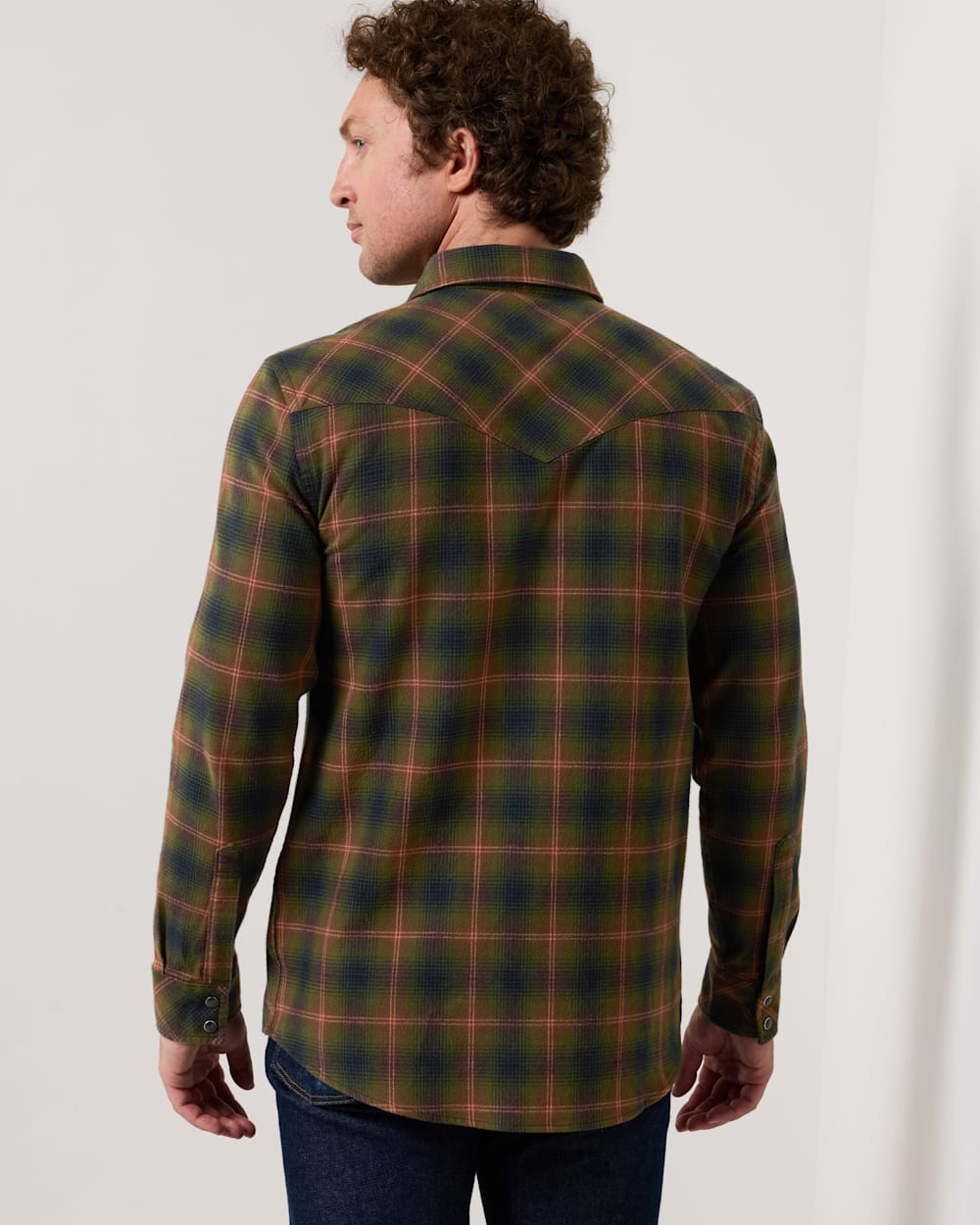 PENDLETON MEN'S PLAID SNAP-FRONT WYATT COTTON SHIRT