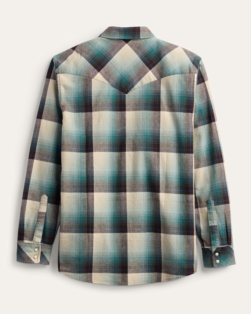 PENDLETON MEN'S PLAID SNAP-FRONT WYATT COTTON SHIRT