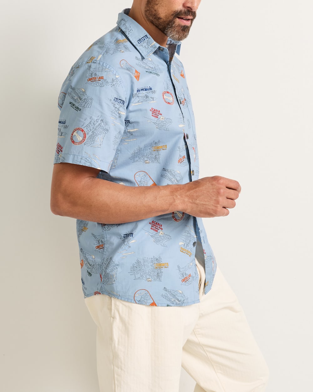 PENDLETON MEN'S SHORT-SLEEVE NATIONAL PARK SHORELINE SHIRT