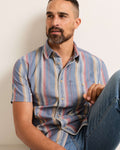 PENDLETON MEN'S SHORT-SLEEVE STRIPE BAYSIDE SHIRT