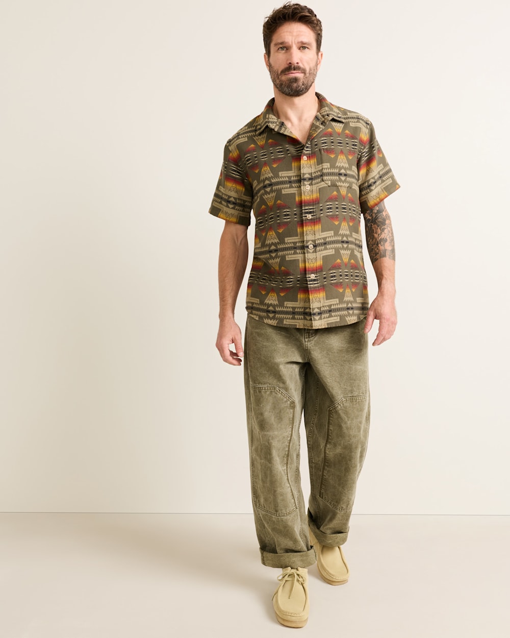 PENDLETON MEN'S SHORT-SLEEVE DOUBLESOFT GATEWAY SHIRT