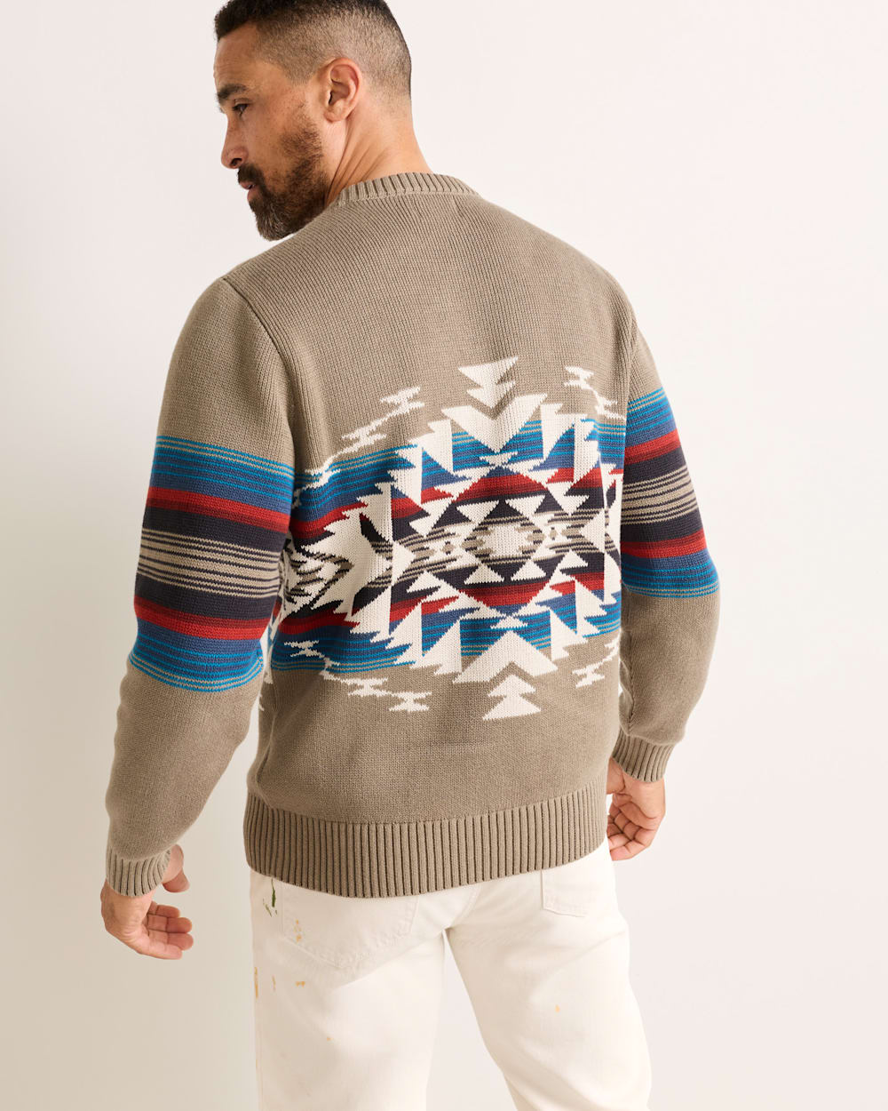 PENDLETON MEN'S BRIDGE CREEK COTTON SWEATER