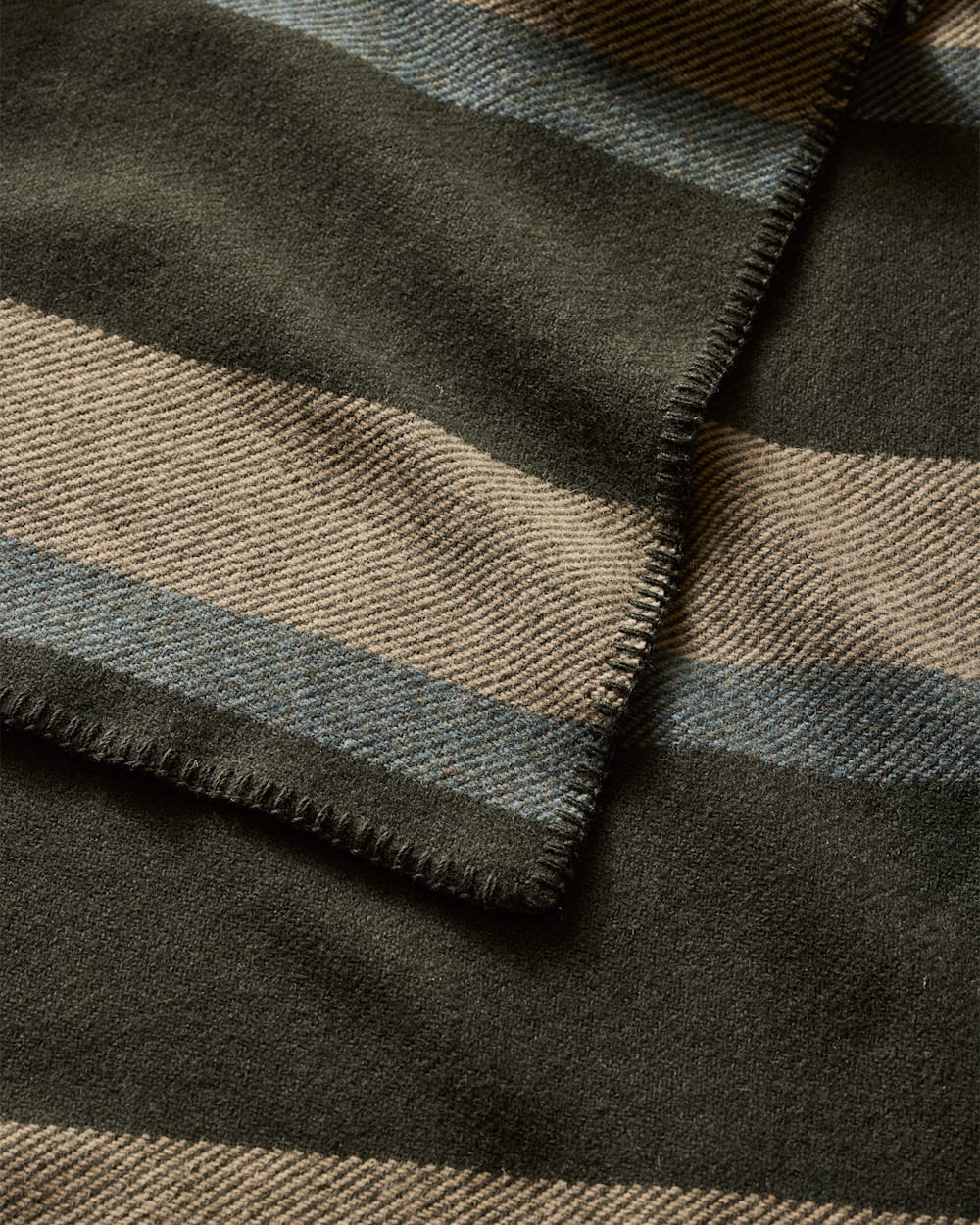 PENDLETON ECO-WISE WOOL PLAID/STRIPE BLANKET