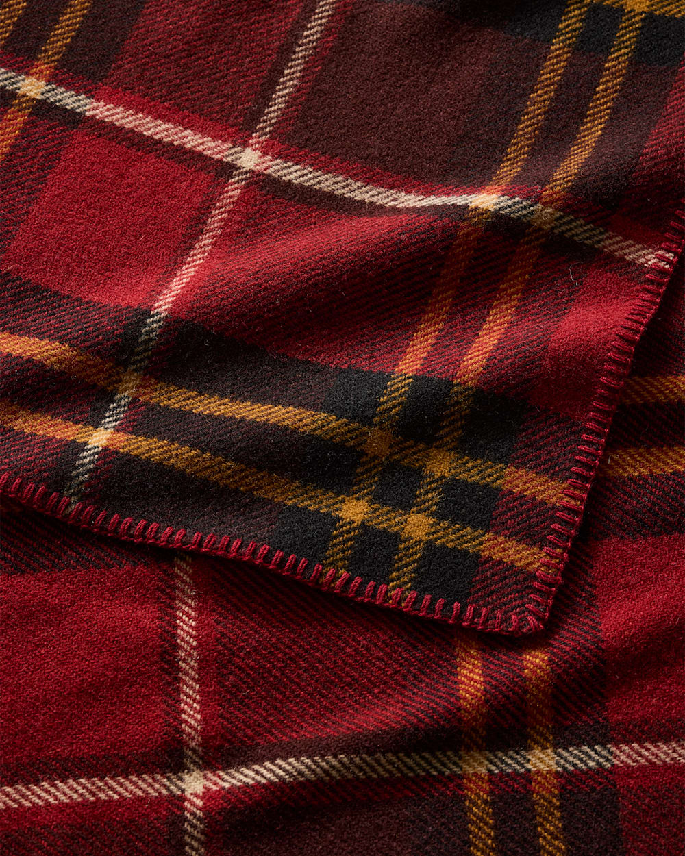 PENDLETON ECO-WISE WOOL PLAID/STRIPE BLANKET
