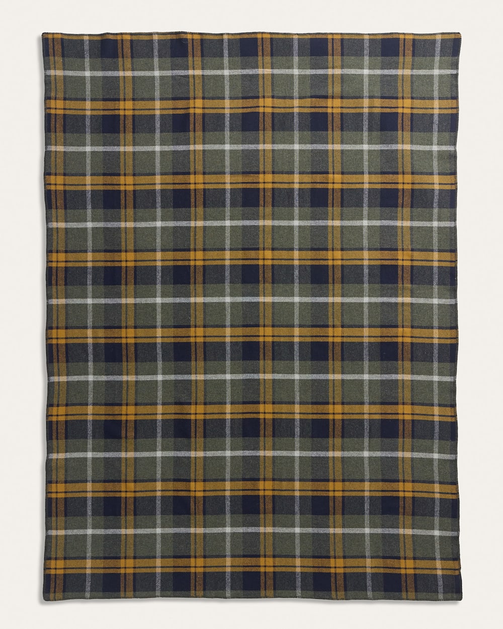 PENDLETON ECO-WISE WOOL PLAID/STRIPE BLANKET