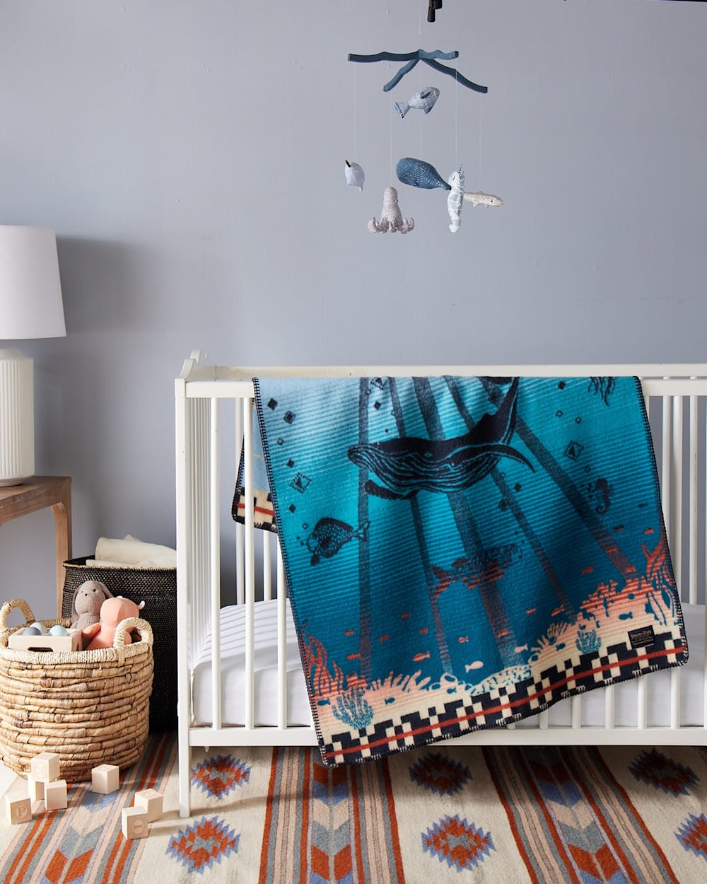 PENDLETON TIDE SCHOOL CRIB BLANKET