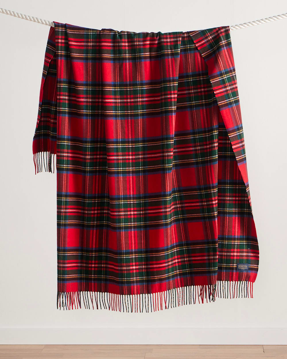 PENDLETON PLAID 5TH AVENUE MERINO THROW