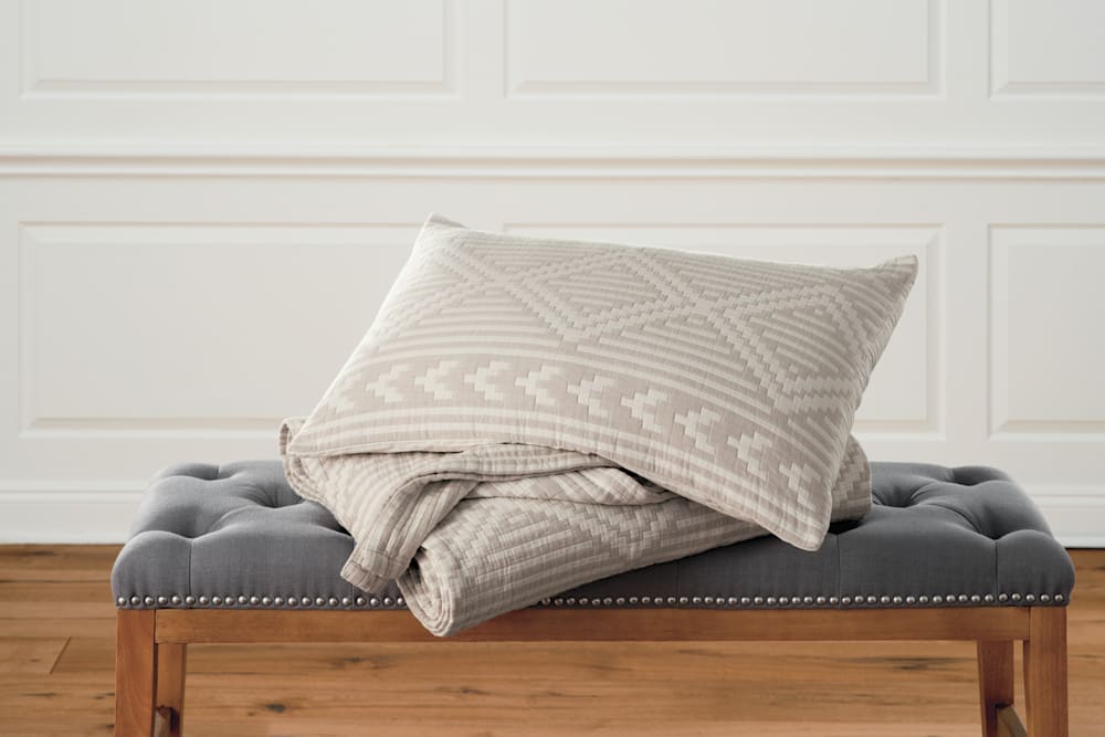 PENDLETON GANADO COTTON MATELASSE COVERLET SET