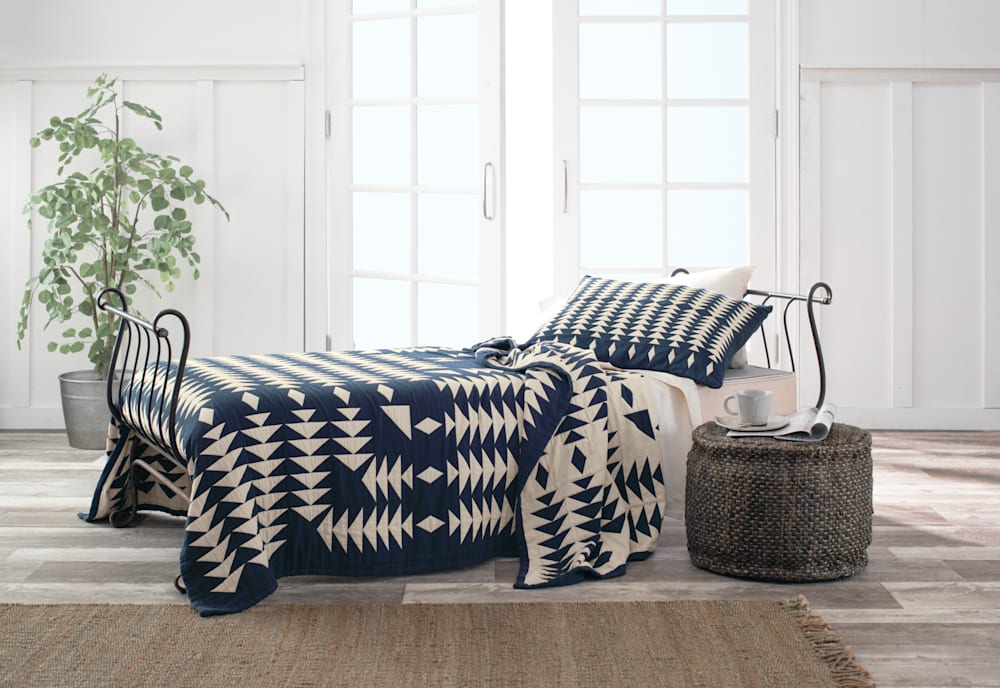 PENDLETON MIDNIGHT NOVA COTTON MATELASSE COVERLET SET