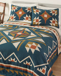 PENDLETON QUILTED STAR COTTON MATELASSE COVERLET SET