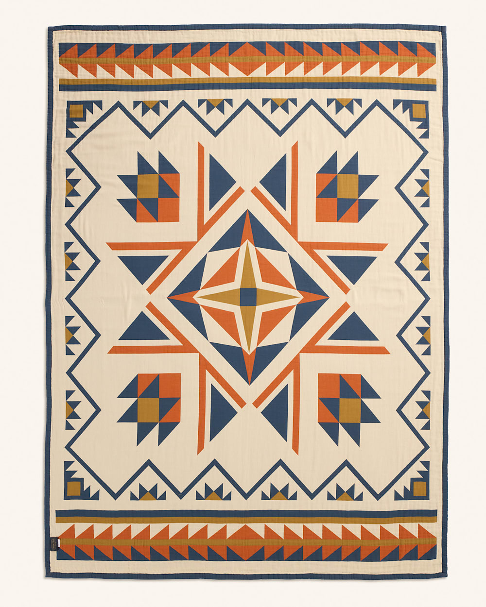PENDLETON QUILTED STAR COTTON MATELASSE COVERLET SET
