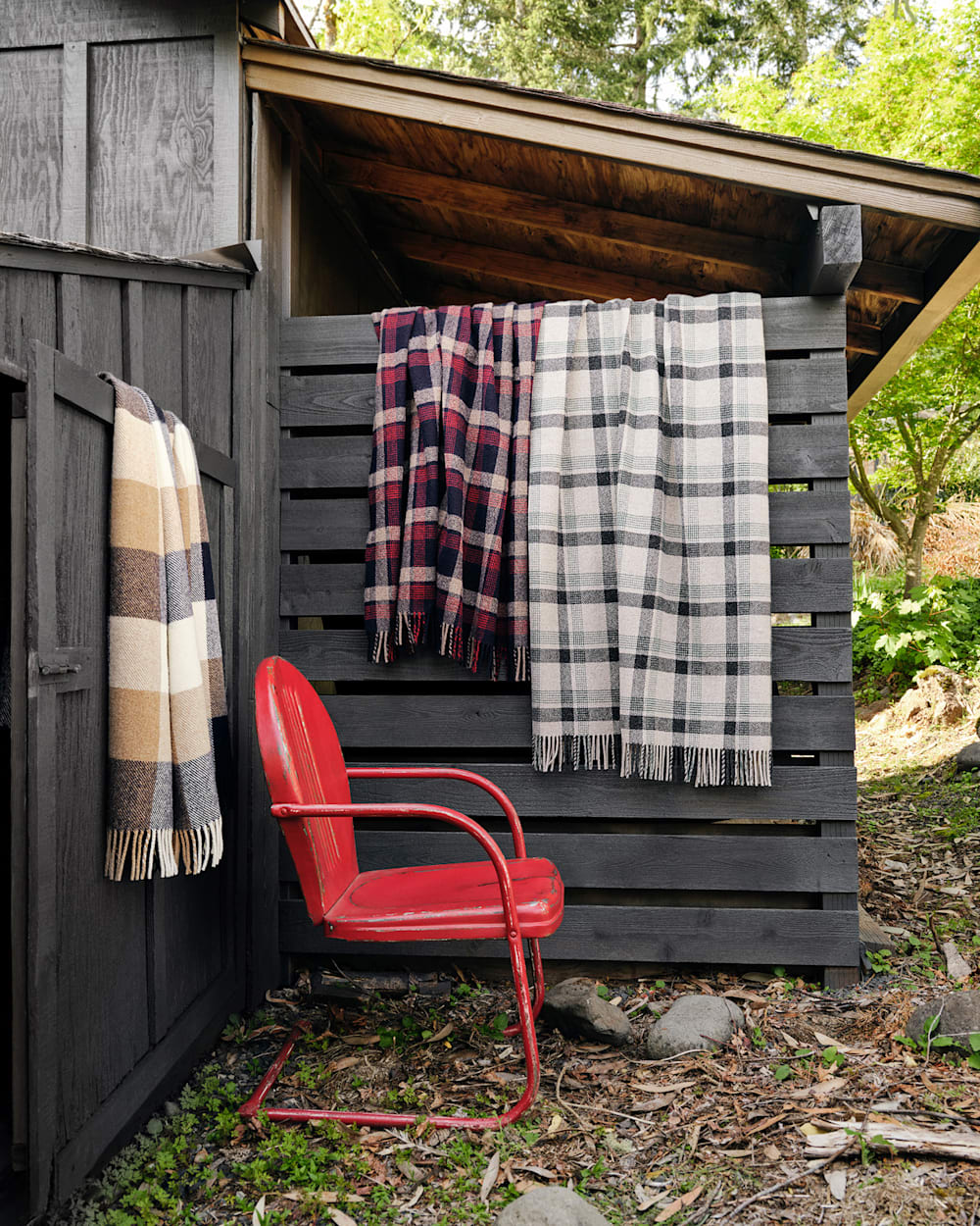 PENDLETON ECO-WISE WOOL FRINGED THROW