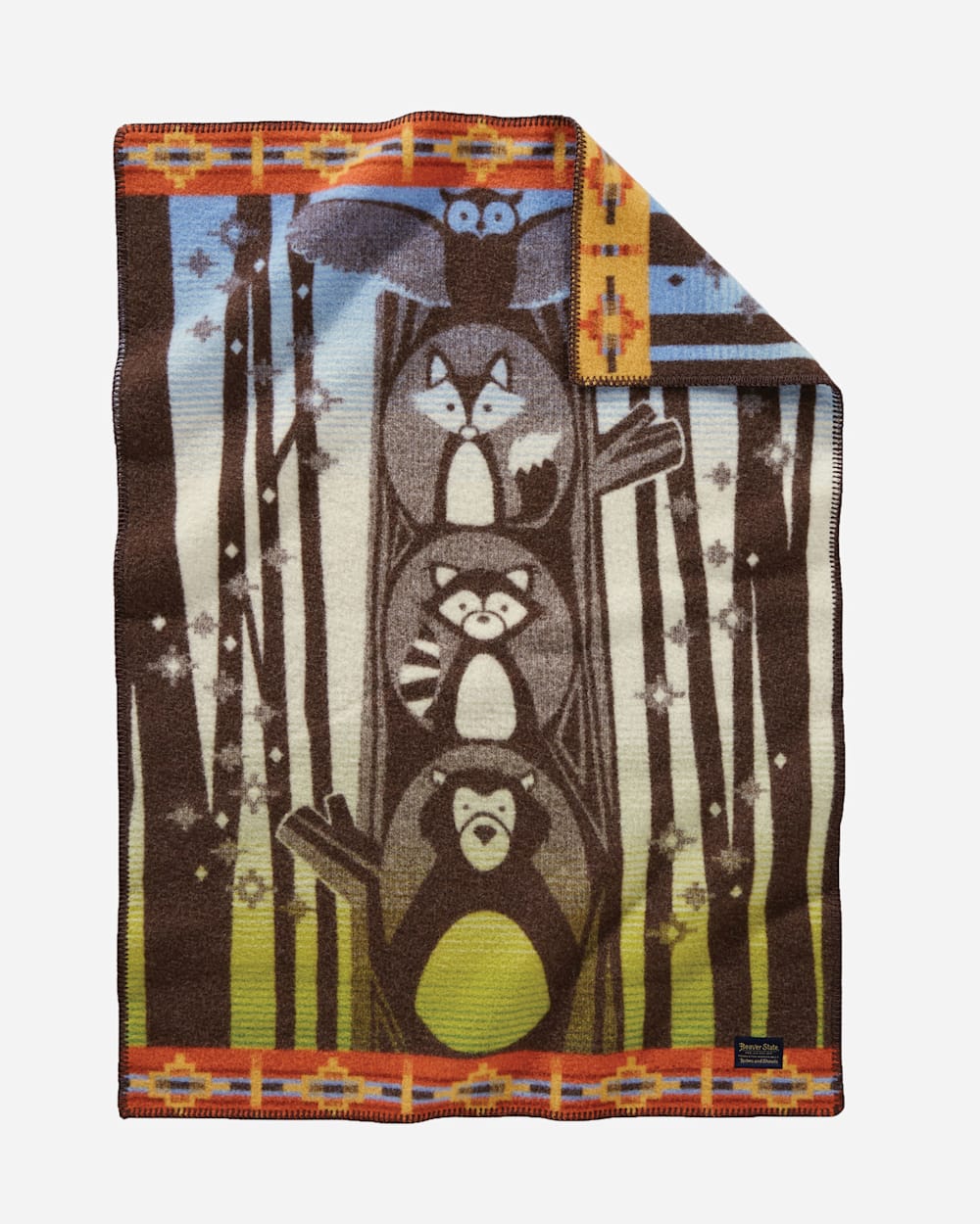 PENDLETON WOODLAND NEIGHBORS CRIB BLANKET