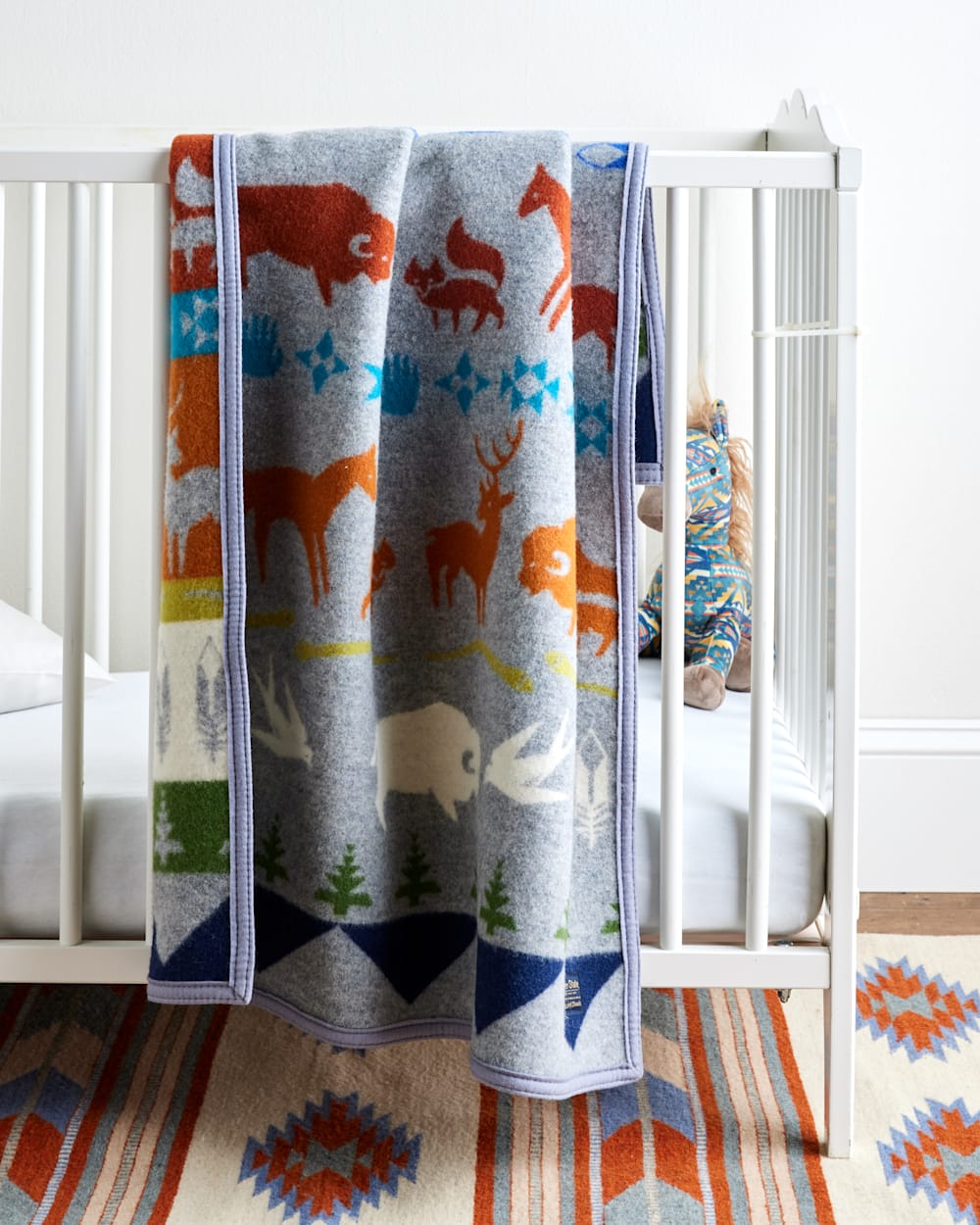 PENDLETON SHARED PATHS CRIB BLANKET