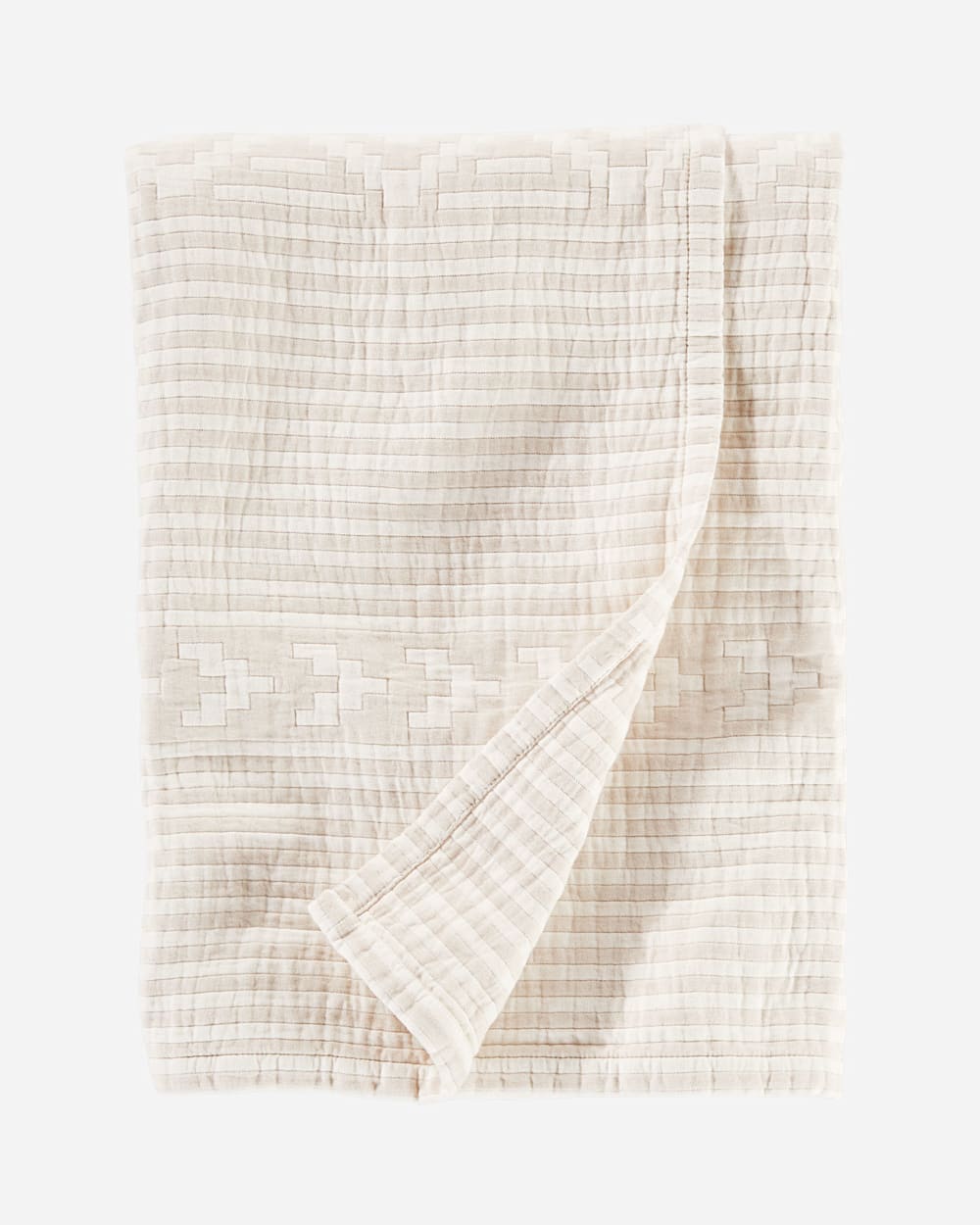 PENDLETON GANADO COTTON MATELASSE COVERLET