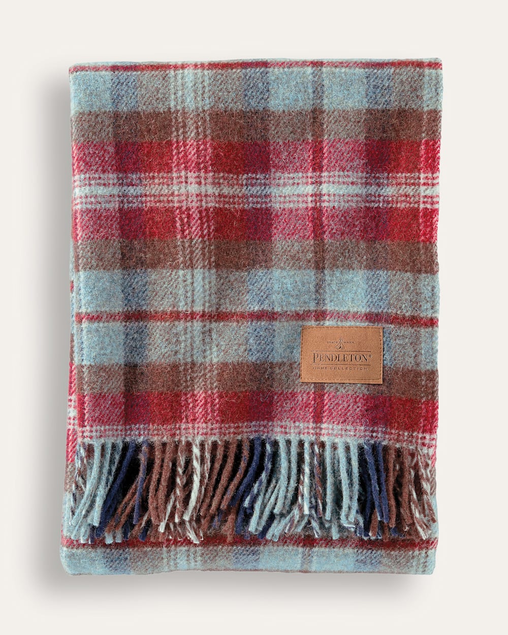 PENDLETON MOTOR ROBE THROW WITH LEATHER CARRIER