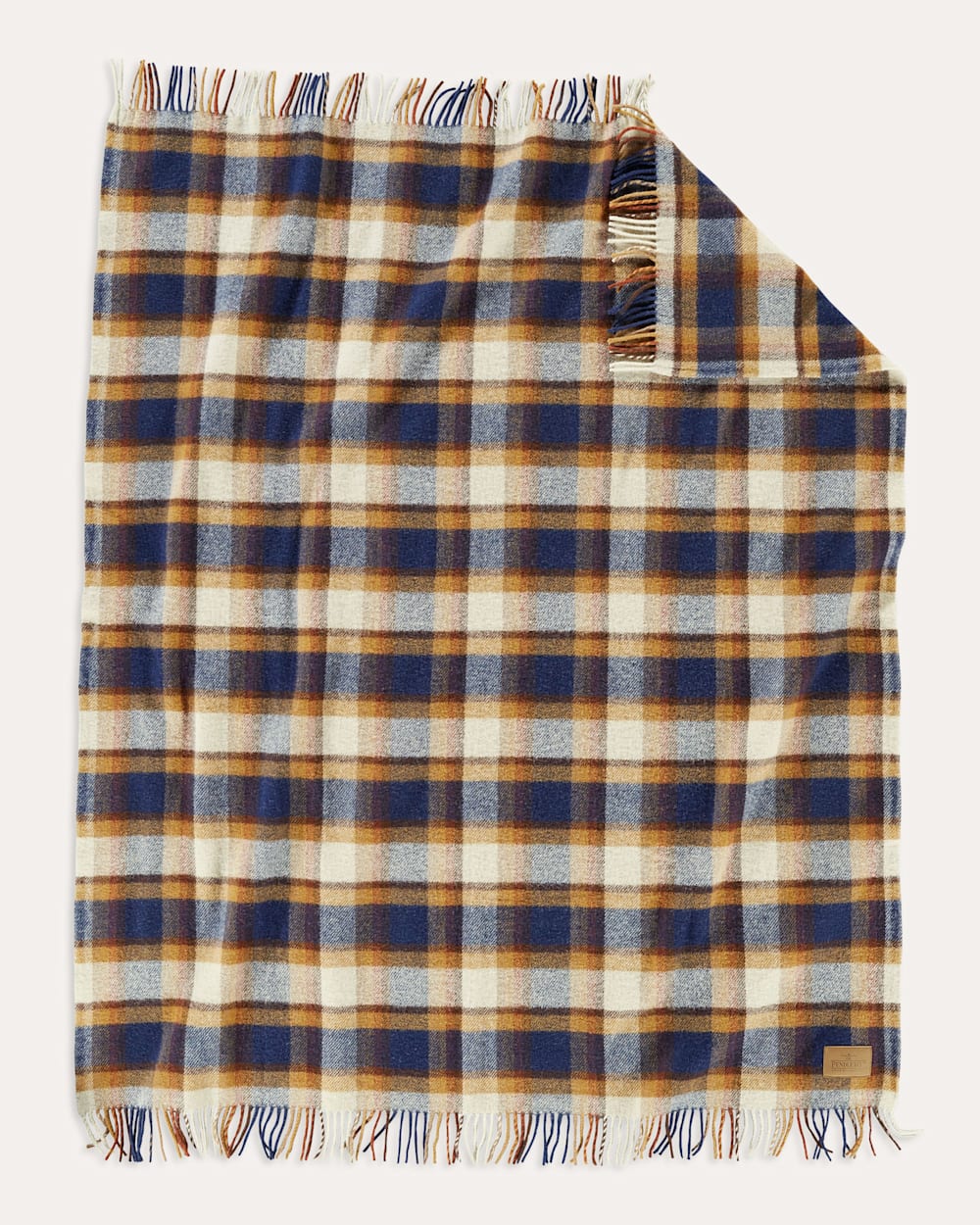 PENDLETON MOTOR ROBE THROW WITH LEATHER CARRIER
