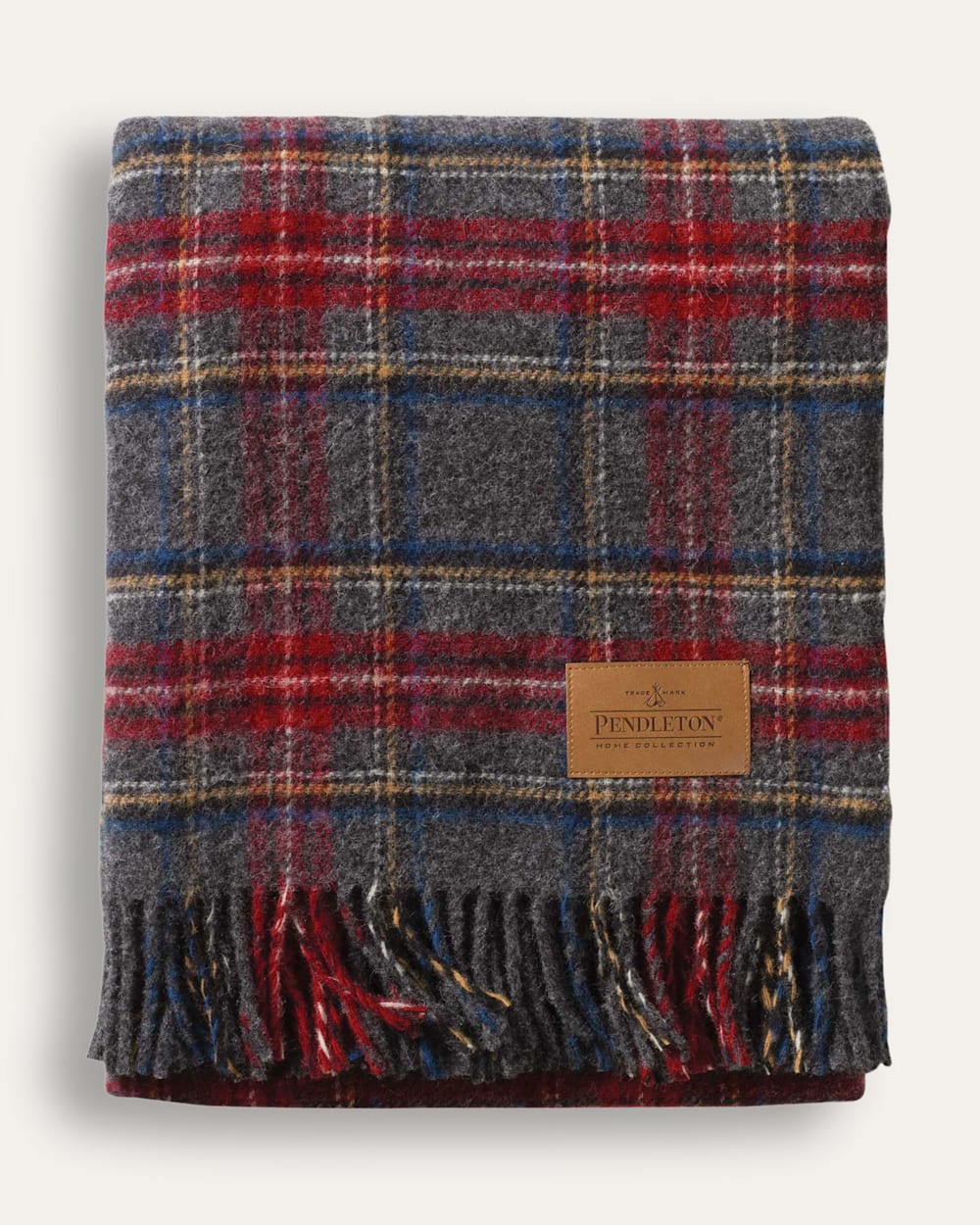 PENDLETON MOTOR ROBE THROW WITH LEATHER CARRIER