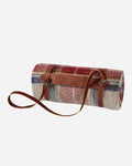 PENDLETON MOTOR ROBE THROW WITH LEATHER CARRIER