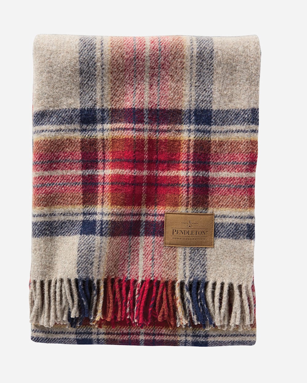 PENDLETON MOTOR ROBE THROW WITH LEATHER CARRIER