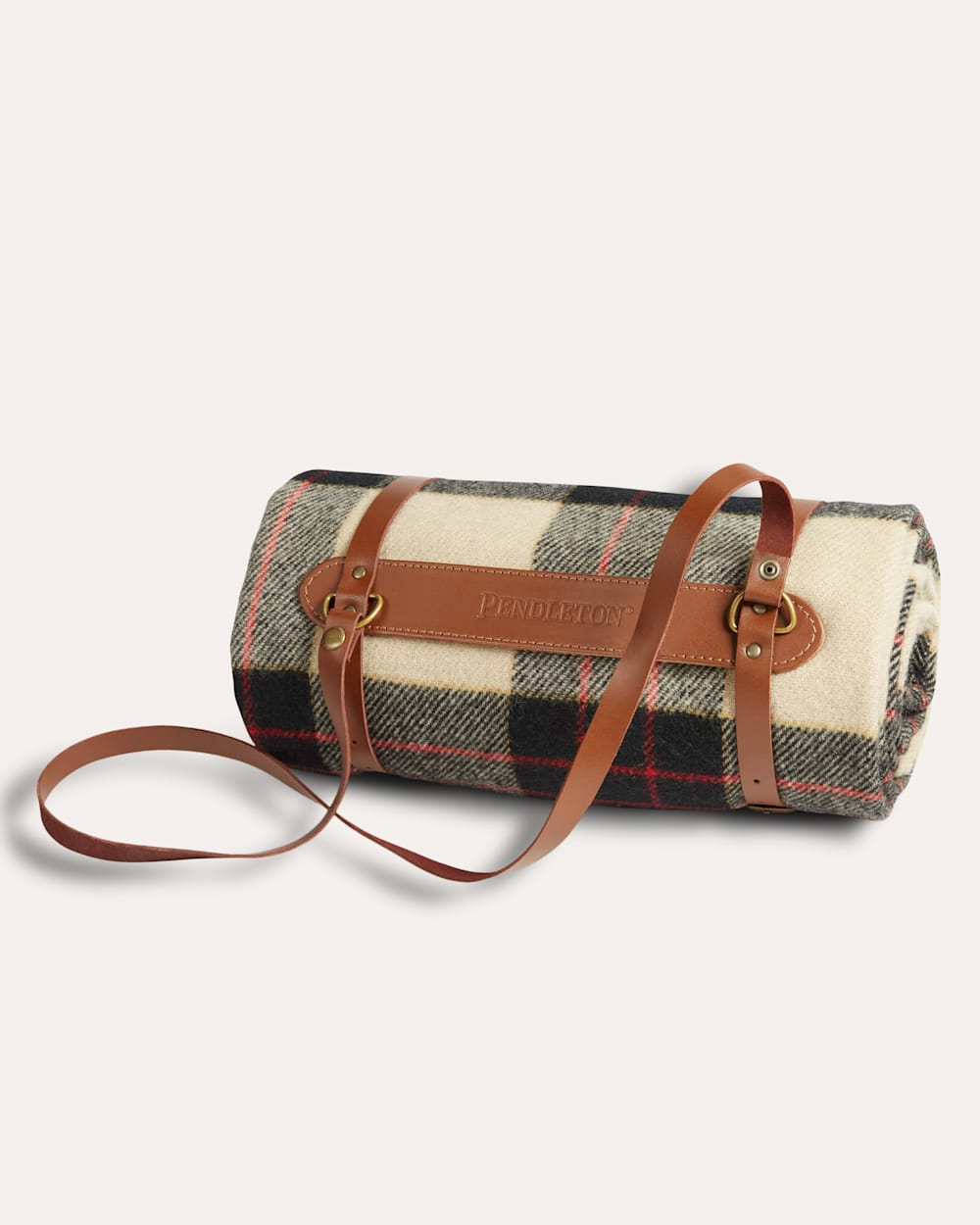 PENDLETON MOTOR ROBE THROW WITH LEATHER CARRIER
