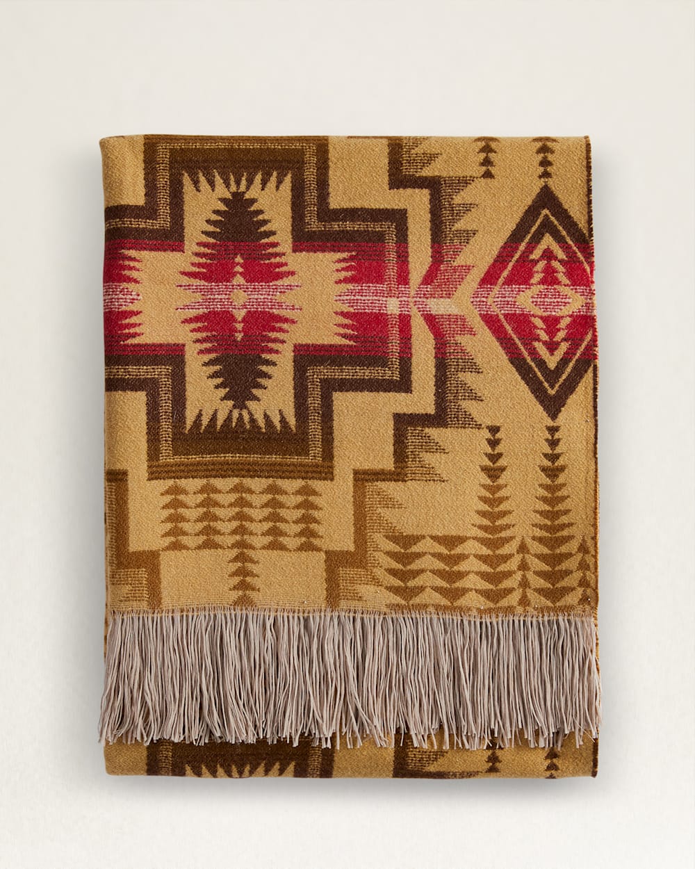 PENDLETON HARDING STAR FRINGED THROW