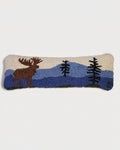 PENDLETON MOUNTAIN MOOSE HOOKED LUMBAR PILLOW