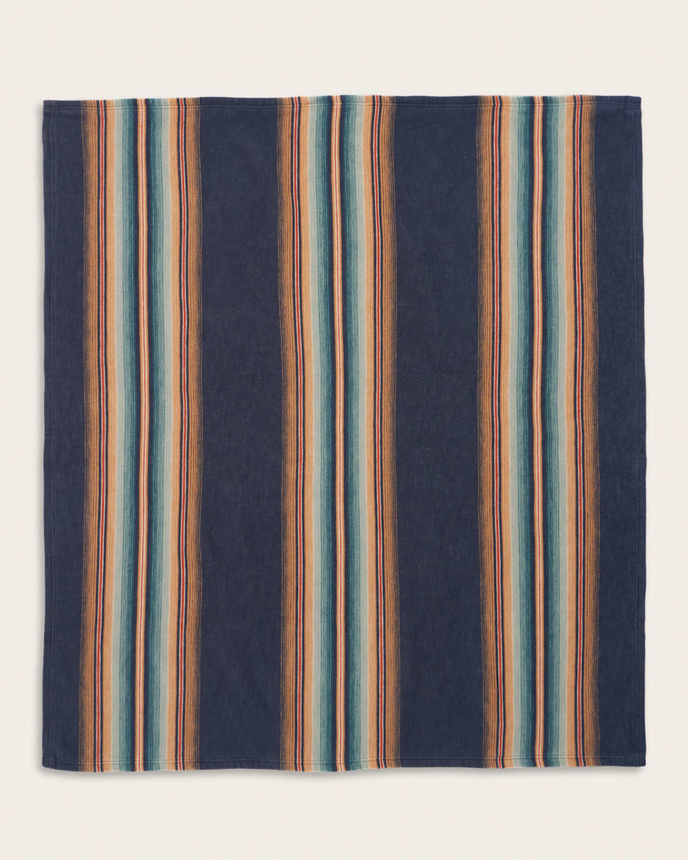 PENDLETON WYETH FALLS/STRIPE ORGANIC COTTON THROW GIFT PACK