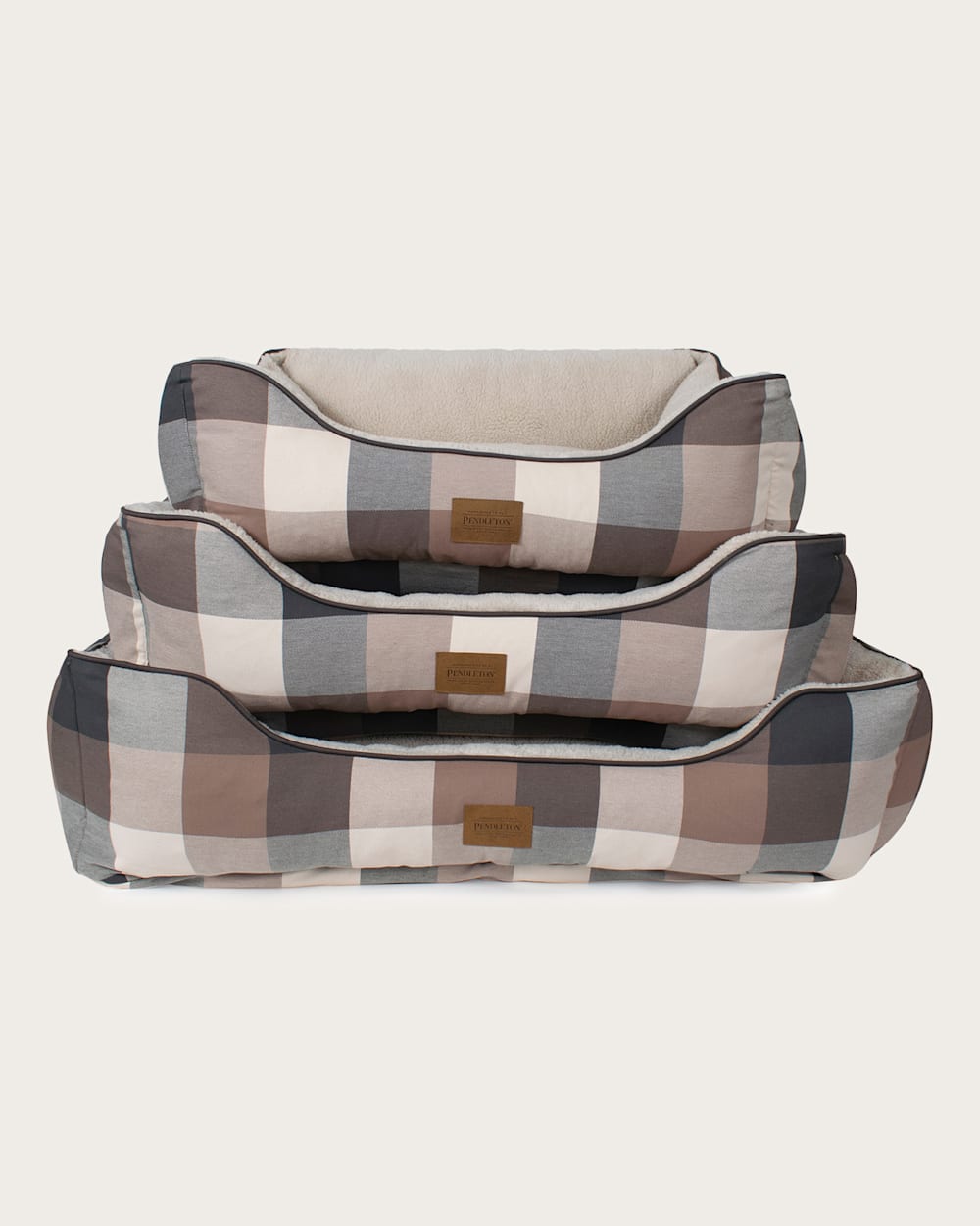 PENDLETON BLOCK PLAID PET BED - KUDDLER